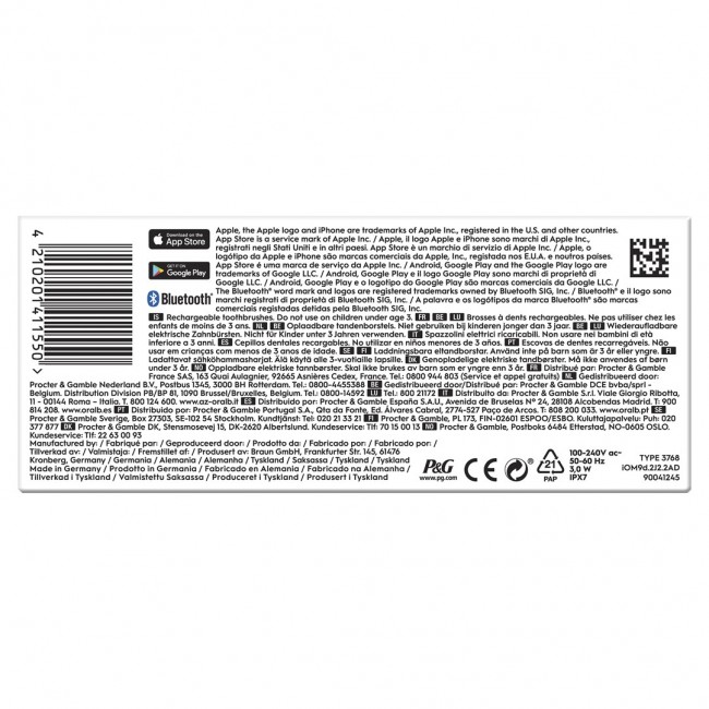 Oral-B iO 80363731 electric toothbrush Adult Rotating-oscillating toothbrush Black, Silver Oral-B iO 80363731 electric toothbrush Adult Rotating-oscillating toothbrush Black, Silver
