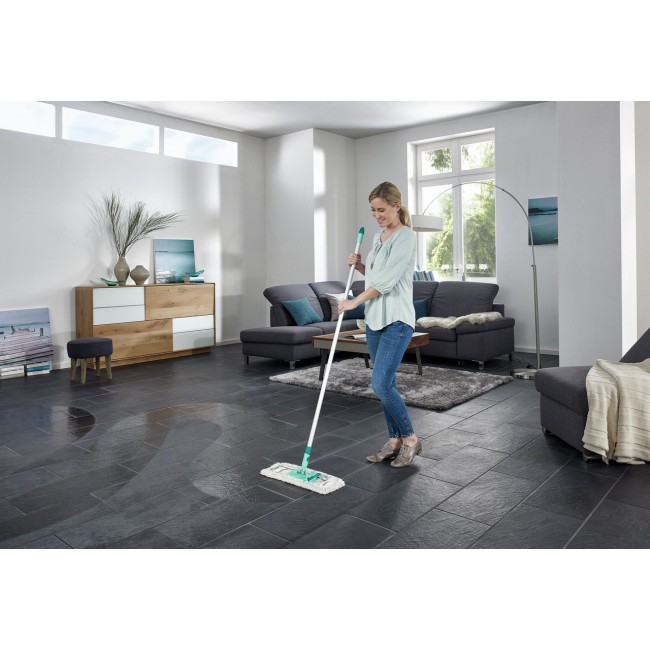 Leifheit Profi XL cotton plus mop Cotton/Fiber Grey, Turquoise, White Leifheit Profi XL cotton plus mop Cotton/Fiber Grey, Turquoise, White