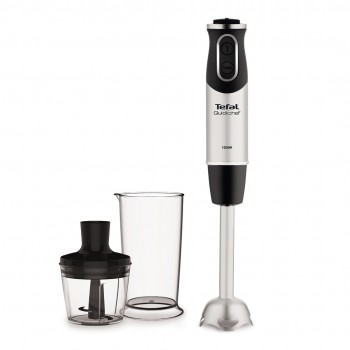 TEFAL | Quickchef 2-in-1 HB659838 | Blender | Hand Blender | 1000 W | Number of speeds 20 | Turbo mode | Chopper | Stainless steel