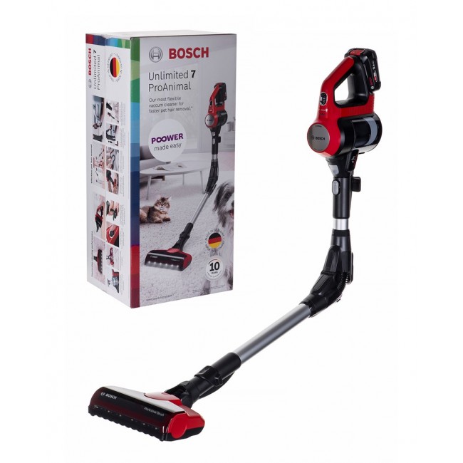Bosch BBS711ANM stick vacuum/electric broom Bagless 0.3 L Black, Red, Stainless steel Bosch BBS711ANM stick vacuum/electric broom Bagless 0.3 L Black, Red, Stainless steel