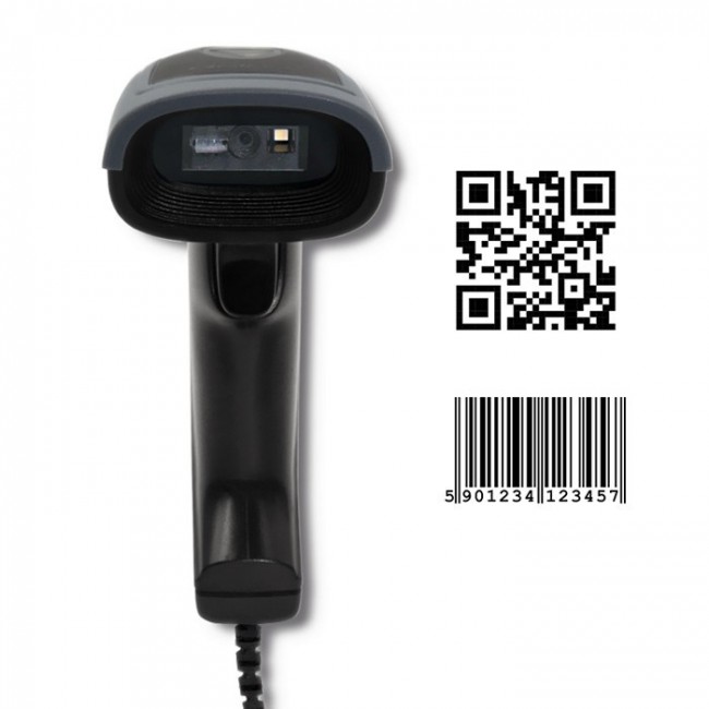 Qoltec 50863 Wired QR & BARCODE Scanner | USB Qoltec 50863 Wired QR & BARCODE Scanner | USB