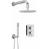 Concealed shower set with mixer box - with overhead shower