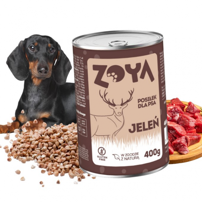 ZOYA Deer - wet dog food - 400g