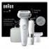 Braun Silk- pil 9 9-341 epilator 40 tweezers White