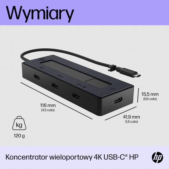 HP 4K USB-C Multiport Hub HP 4K USB-C Multiport Hub