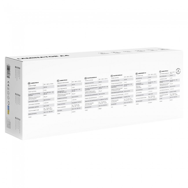 Savio LR-01/B laminator Cold/hot laminator 320 mm/min Black