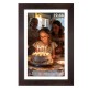 Denver PFF-1543DW digital photo frame Brown 39.6 cm (15.6