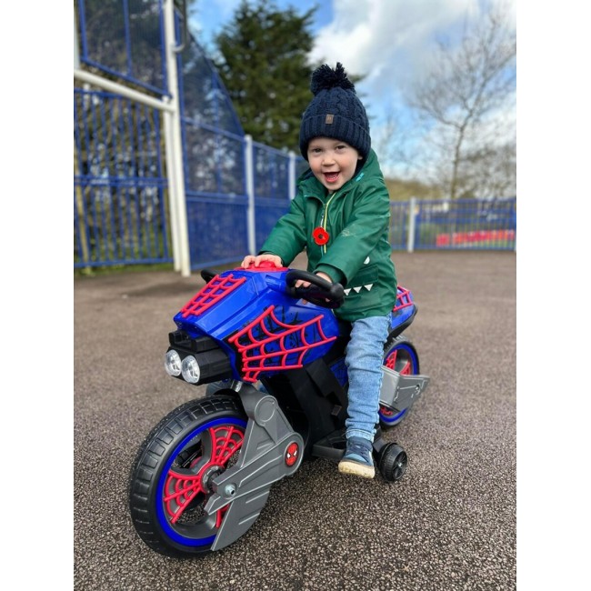 Children's electric ride-on Spider-Man Huffy motorbike 17345W Children's electric ride-on Spider-Man Huffy motorbike 17345W