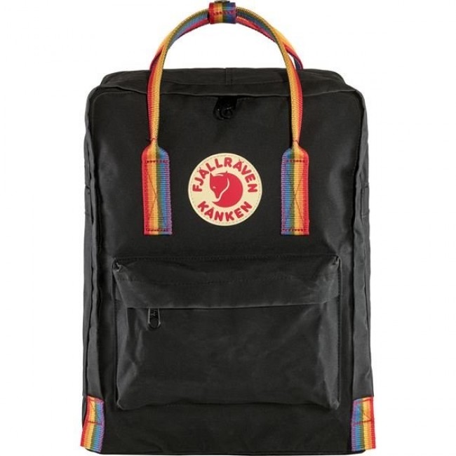 Fj llr ven K nken Rainbow backpack Black, Multicolour Vinylon
