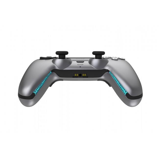 Deltaco Gaming GAM-199-STEELGRAY Gaming Controller Grey, Metallic, Steel Bluetooth/USB Gamepad PlayStation 5, Android, iOS