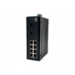 LevelOne 10-Port L2 Plus Managed Gigabit Industrial Switch, 8x 1GbE RJ45, 2x 1/2.5GbE SFP, DIN-Rail, -40 C to 75 C