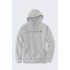 Bluza z kapturem Carhartt Marquette Logo Sweatshirt - heather gray/gray rozmiar: l