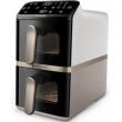 Philips 4000 series NA462/80 fryer Double 10 L Stand-alone 2750 W Hot air fryer Black, Gold, Grey