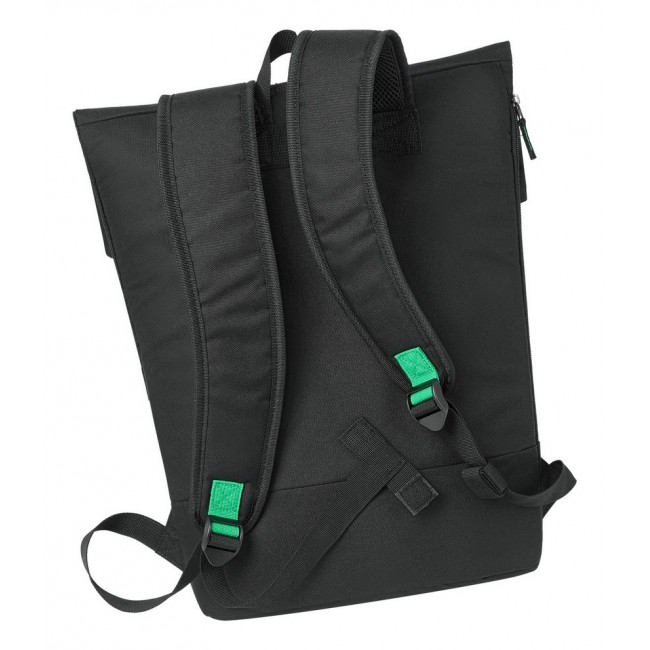 Rivacase Gremio backpack City backpack Black Polyester, Recycled polyethylene terephthalate (rPET)