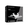 Conceptronic DONN35S Laptop Stand with 7-in-1 USB-C Docking Station, HDMI 4K60Hz x 2, GbE, USB-C 5Gbps, USB-A 5Gbps x 2, 100W USB PD Conceptronic DONN35S Laptop Stand with 7-in-1 USB-C Docking Station, HDMI 4K60Hz x 2, GbE, USB-C 5Gbps, USB-A 5Gbps x 2, 100W USB PD