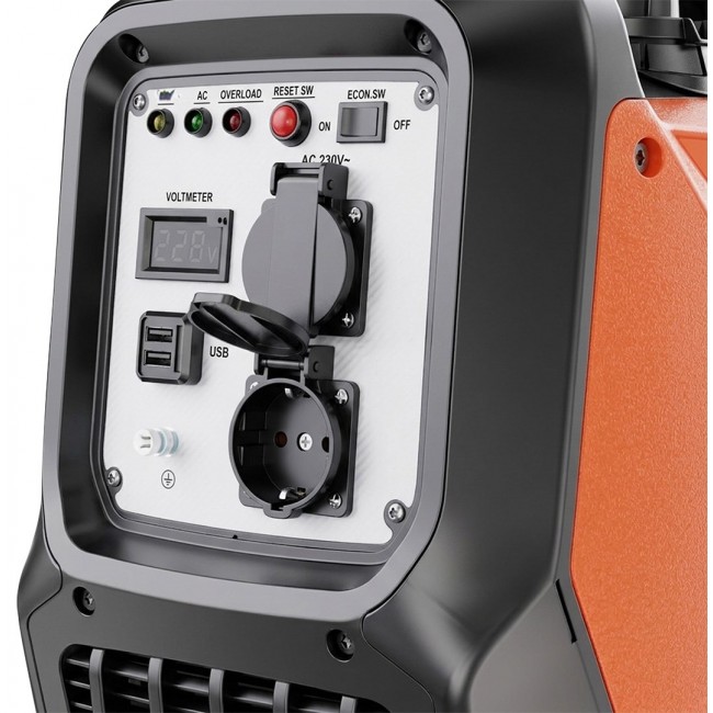 NEO TOOLS inverter generator 3200W, orange/black