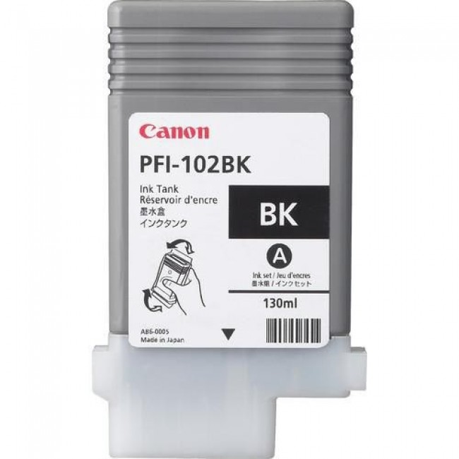 Canon PFI-102BK ink cartridge Original Black Canon PFI-102BK ink cartridge Original Black