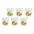 LA PORCELLANA BIANCA LIQUORELLI Set of 6 nocino liqueur glasses 75 ml