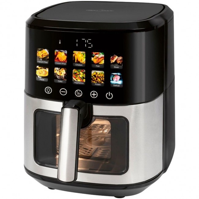 ProfiCook PC-FR 1286 H fryer Single 6.5 L Stand-alone 1700 W Hot air fryer Black, Stainless steel ProfiCook PC-FR 1286 H fryer Single 6.5 L Stand-alone 1700 W Hot air fryer Black, Stainless steel