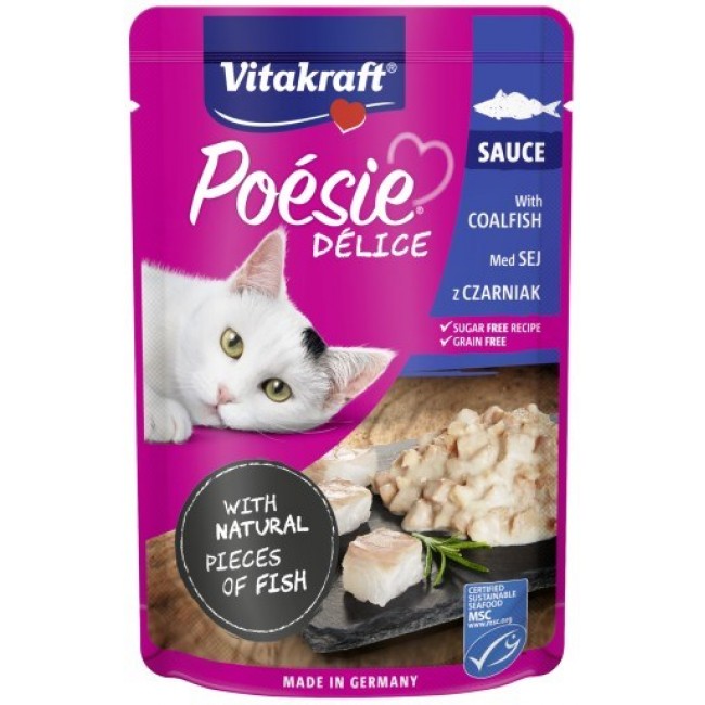 VITAKRAFT Po sie Delice Fish selection - wet cat food - 6 + 1 x 85g