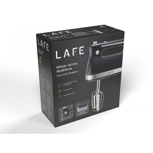 LAFE Hand Mixer MIX & STORE 500 W Black LAFE Hand Mixer MIX & STORE 500 W Black