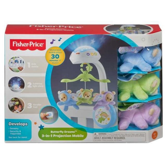 Fisher-Price Butterfly Dreams 3-in-1 Projection Mobile Fisher-Price Butterfly Dreams 3-in-1 Projection Mobile