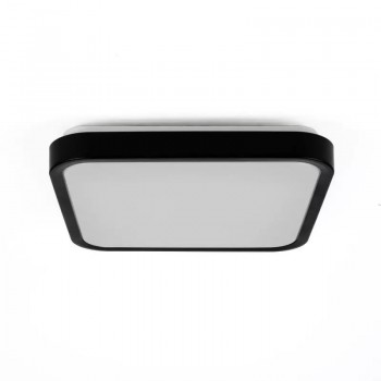 Plafond V-TAC VT-8630S surface-mounted 36W LED IP44 42x42cm motion detector 4000K 3820lm (SKU 76741) Black