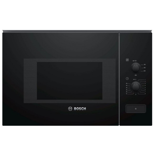 Bosch Serie 4 BFL520MB0 microwave Black Solo microwave Built-in 20 L 800 W Bosch Serie 4 BFL520MB0 microwave Black Solo microwave Built-in 20 L 800 W