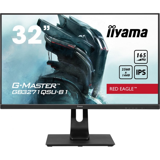 iiyama G-MASTER Unleash your full gaming potential with the 165Hz GB3271QSU Red Eagle guaranteeing 1ms MPRT iiyama G-MASTER Unleash your full gaming potential with the 165Hz GB3271QSU Red Eagle guaranteeing 1ms MPRT