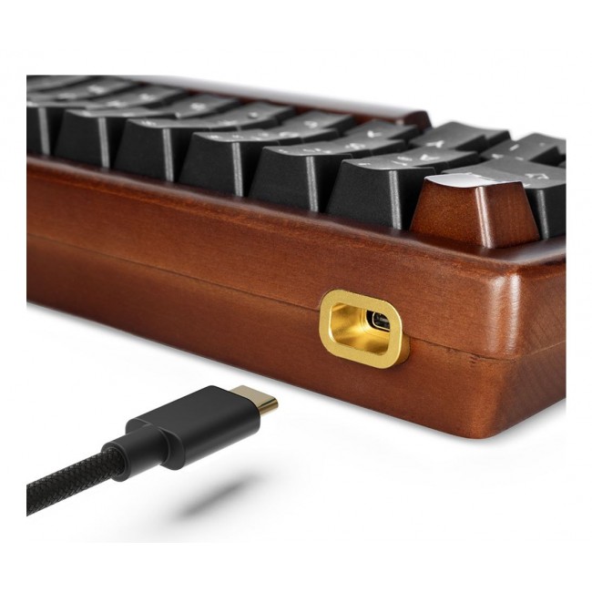 Sharkoon 100068100 keyboard Office USB QWERTZ German Wood Sharkoon 100068100 keyboard Office USB QWERTZ German Wood