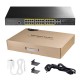 Cudy GS2028PS4 Managed L2 Gigabit Ethernet (10/100/1000) Power over Ethernet (PoE) 1U Black
