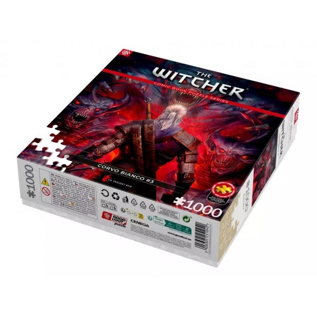 Puzzle Good Loot Comic Book - The Witcher: Corvo Bianco 1000 pc(s)