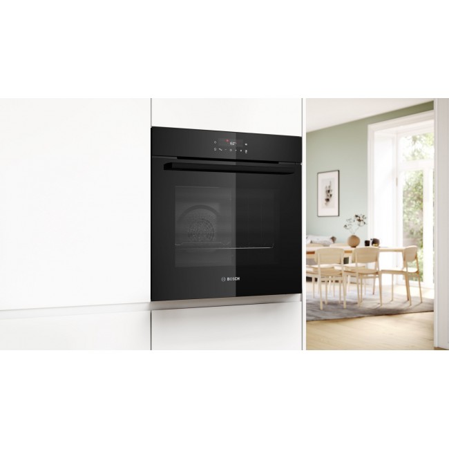 BOSCH Serie 2 HBA571BB4 oven 71 L 3600 W Black + BOSCH HEZ538000 guide rail