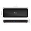 CLUB3D CSV-1583 laptop dock/port replicator Wired Thunderbolt 4 Black