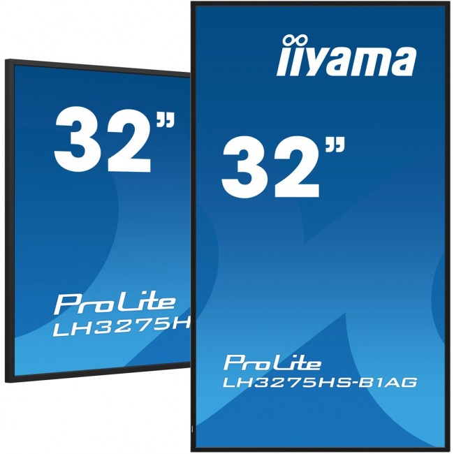 iiyama LH3275HS-B1AG Signage Display Digital signage flat panel 80 cm (31.5 iiyama LH3275HS-B1AG Signage Display Digital signage flat panel 80 cm (31.5
