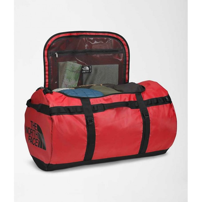 The North Face Base Camp duffel bag 150 L Nylon, Polyester Black, Red
