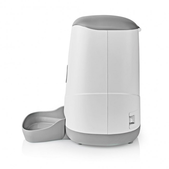 Nedis WIFIPET10CWT dog/cat feeder/waterer Grey, White Cat (animal) / Dog