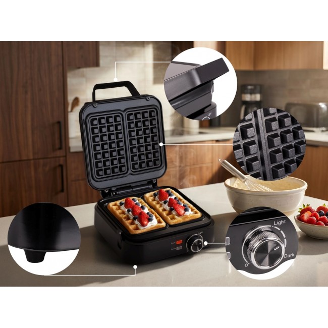ELDOM WA900 WAFFLE IRON 1200W BLACK