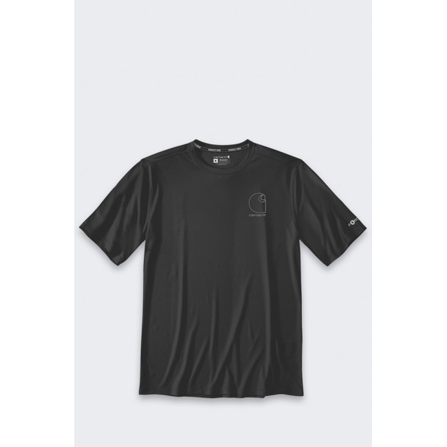 Koszulka Sun Defender Lightweight Logo SS Black