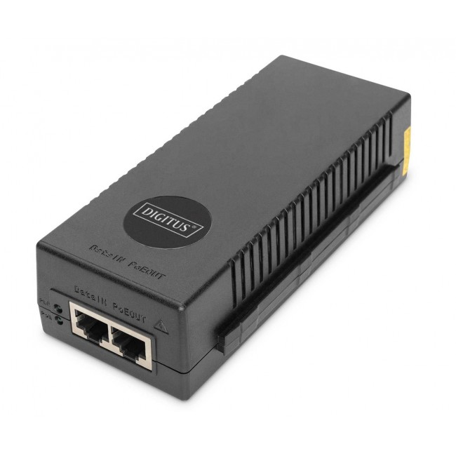 Digitus 10 Gigabit Ethernet PoE+ Injector, 802.3at, 30 W
