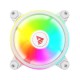 SAVIO FAN-01 WHITE 4-pack 120mm ARGB fan including controller and remote control SAVIO FAN-01 WHITE 4-pack 120mm ARGB fan including controller and remote control