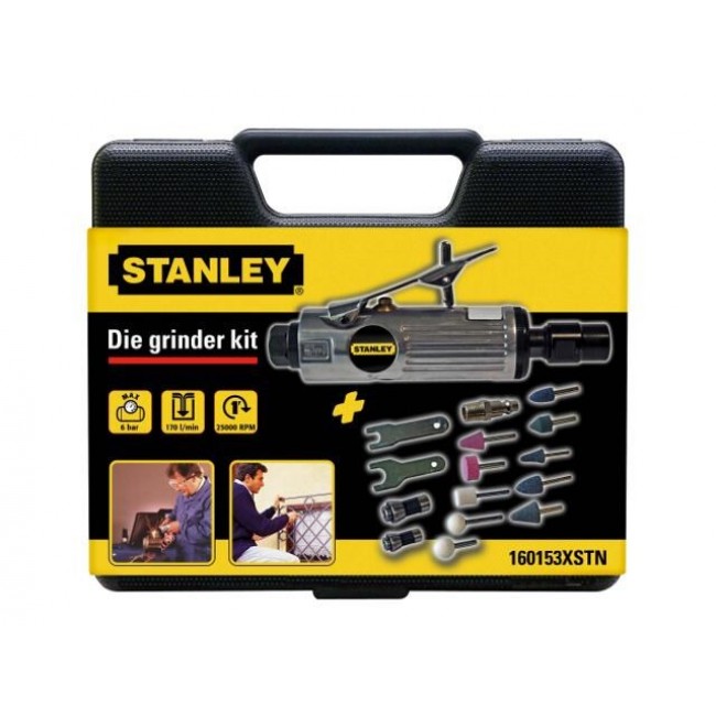 Stanley 160153XSTN die/straight grinder Straight die grinder 25000 RPM Black, Silver Stanley 160153XSTN die/straight grinder Straight die grinder 25000 RPM Black, Silver