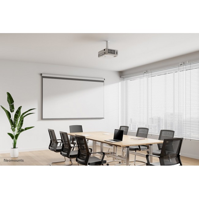 Neomounts BEAMER-C80WHITE Beamer ceiling mount - h 13-20 cm - full motion