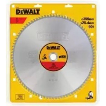 DeWalt 355 x 25.4 90t Steel Stationary