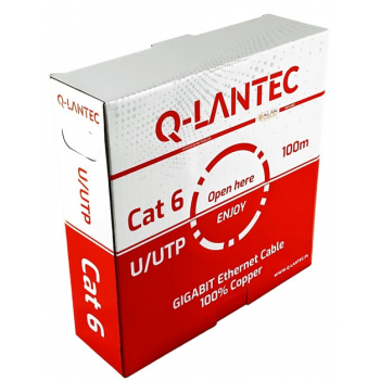 Q-LANTEC U/UTP cat.6A network cable, twisted pair, LSOH