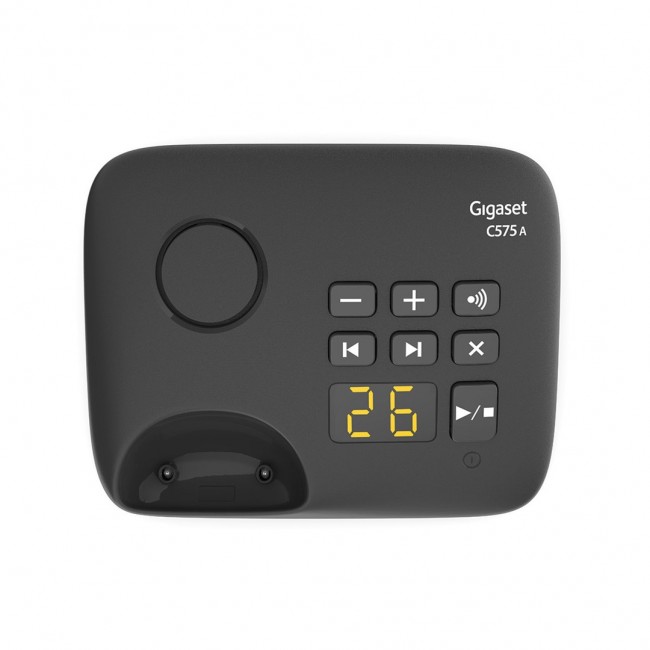 Gigaset C575A Analog/DECT telephone Caller ID Black Gigaset C575A Analog/DECT telephone Caller ID Black