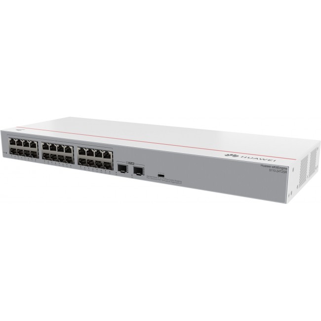 HUAWEI eKit S110 Series S110-24T2SR Unmanaged L2 Gigabit Ethernet (10/100/1000) 1U Grey HUAWEI eKit S110 Series S110-24T2SR Unmanaged L2 Gigabit Ethernet (10/100/1000) 1U Grey
