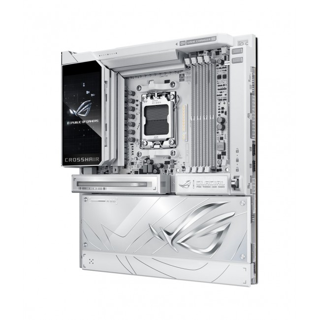 ASUS ROG CROSSHAIR X870E GLACIAL AMD X870E Socket AM5 Extended ATX ASUS ROG CROSSHAIR X870E GLACIAL AMD X870E Socket AM5 Extended ATX
