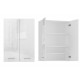Topeshop POLA MINI DD BPO bathroom storage cabinet White Topeshop POLA MINI DD BPO bathroom storage cabinet White
