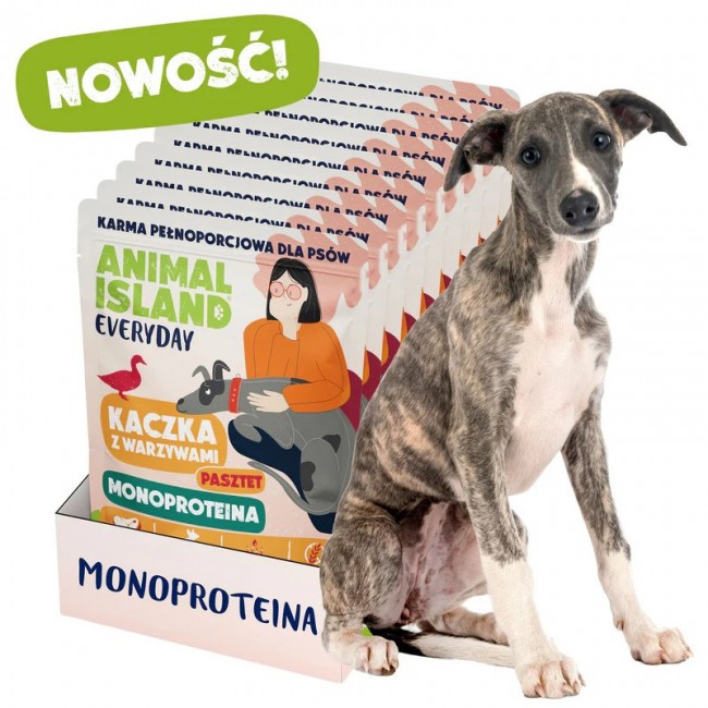 ANIMAL ISLAND Everyday Monoprotein Duck - wet dog food - 9x300g ANIMAL ISLAND Everyday Monoprotein Duck - wet dog food - 9x300g